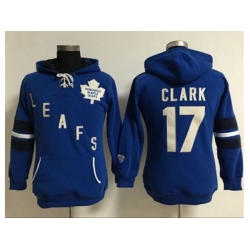 Women Toronto Maple Leafs #17 Wendel Clark Blue Old Time Heidi Hoodie NHL Hoodie Women Toronto Maple Leafs #17 Wendel Clark Blue Old Time Heidi Hoodie NHL Hoodie