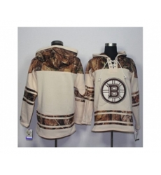 Boston Bruins Blank Cream Camo Stitched NHL Jersey