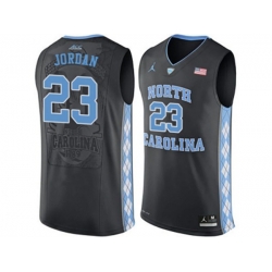 2016 Mens North Carolina Tar Heels Michael Jordan #23 College Basketball Jersey - Black