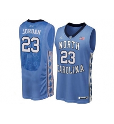 2016 Mens North Carolina Tar Heels Michael Jordan #23 College Basketball Jersey - Blue