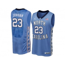 2016 Mens North Carolina Tar Heels Michael Jordan #23 College Basketball Jersey - Blue
