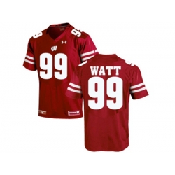 2016 Mens UA Wisconsin Badgers J.J Watt #99 College Football Jersey - Red