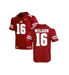 2016 Mens UA Wisconsin Badgers Russell Wilson #16 College Football Jersey - Red
