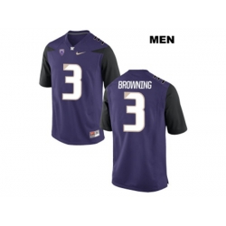 2016 Washington Huskies Jake Browning #3 College Football Limited Jersey - Purple 2016 Washington Huskies Jake Browning #3 College Football Limited Jersey - Purple