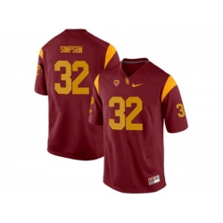 USC Trojans O.J Simpson #32 College Basketball Jersey - Red USC Trojans O.J Simpson #32 College Basketball Jersey - Red