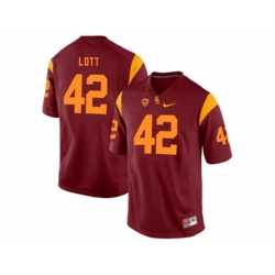 USC Trojans Ronnie Lott #42 College Football Jersey - Red USC Trojans Ronnie Lott #42 College Football Jersey - Red