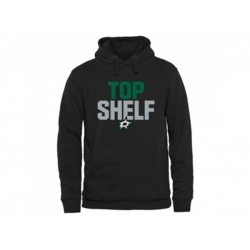 Dallas Stars Black Top Shelf Pullover Hoodie