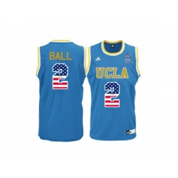 2016 US Flag Fashion 2017 UCLA Bruins Lonzo Ball #2 Pac-12 College Basketball Authentic Jersey - Blue 2016 US Flag Fashion 2017 UCLA Bruins Lonzo Ball #2 Pac-12 College Basketball Authentic Jersey - Blue