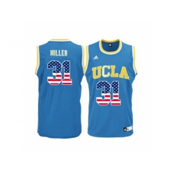 2016 US Flag Fashion Mens UCLA Bruins Reggie Miller #31 College Basketball Jersey - Blue 2016 US Flag Fashion Mens UCLA Bruins Reggie Miller #31 College Basketball Jersey - Blue