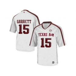 2016 MensTexas A&M Aggies Myles Garrett #15 College Football Authentic Jersey - White