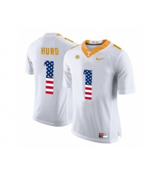2016 US Flag Fashion 2016 Tennessee Volunteers Jalen Hurd #1 College Football Limited Jersey - White