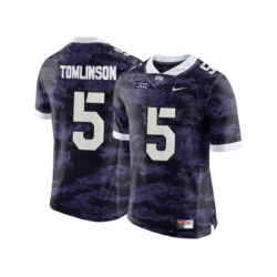 Mens TCU Horned Frogs LaDainian Tomlinson #5 College Limited Football Jersey - Purple Mens TCU Horned Frogs LaDainian Tomlinson #5 College Limited Football Jersey - Purple