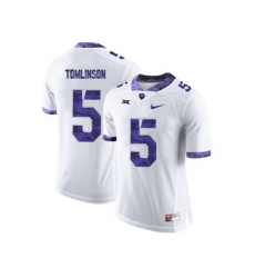 Mens TCU Horned Frogs LaDainian Tomlinson #5 College Limited Football Jersey - White