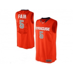 Mens Syracuse Orange C.J Fair #5 College Authentic Basketball Jersey - Orange