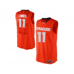 Mens Syracuse Orange Tyler Ennis #11 College Authentic Basketball Jersey - Orange