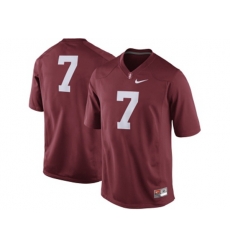 2016 Mens Stanford Cardinal #7 College Football Jersey - Cardinal