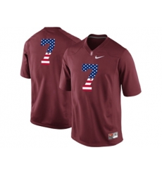 2016 US Flag Fashion-2016 Mens Stanford Cardinal #7 College Football Jersey - Cardinal