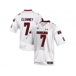 Mens South Carolina Gamecocks Jadeveon Clowney #7 College Football Jersey - White