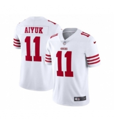 San Francisco 49ers #11 Brandon Aiyuk 2022 New White Vapor Untouchable Stitched Jersey