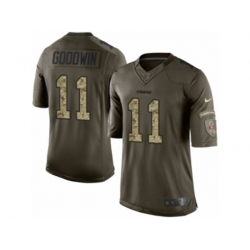 San Francisco 49ers #11 Marquise Goodwin Limited Green Salute to Service NFL Jersey San Francisco 49ers #11 Marquise Goodwin Limited Green Salute to Service NFL Jersey