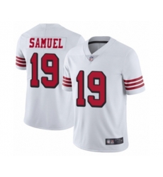 San Francisco 49ers #19 Deebo Samuel Limited White Rush Vapor Untouchable Football Jersey