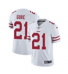 San Francisco 49ers #21 Frank Gore White Vapor Untouchable Limited Stitched jersey