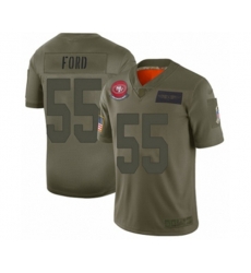 San Francisco 49ers #55 Dee Ford Limited Camo 2019 Salute to Service Football Jersey