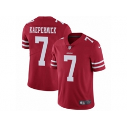 San Francisco 49ers #7 Colin Kaepernick Vapor Untouchable Limited Red Team Color NFL Jersey San Francisco 49ers #7 Colin Kaepernick Vapor Untouchable Limited Red Team Color NFL Jersey