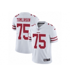 San Francisco 49ers #75 Laken Tomlinson White Vapor Untouchable Limited Player NFL Jersey