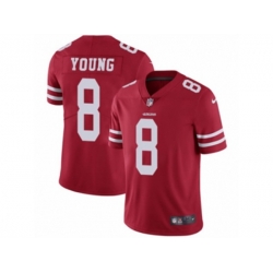 San Francisco 49ers #8 Steve Young Vapor Untouchable Limited Red Team Color NFL Jersey San Francisco 49ers #8 Steve Young Vapor Untouchable Limited Red Team Color NFL Jersey