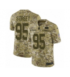 San Francisco 49ers #95 Kentavius Street Limited Camo 2018 Salute to Service NFL Jersey
