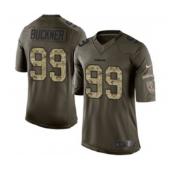 San Francisco 49ers #99 DeForest Buckner Limited Green Salute to Service NFL Jersey San Francisco 49ers #99 DeForest Buckner Limited Green Salute to Service NFL Jersey
