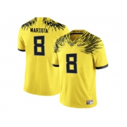 2016 Mens Oregon Duck Marcus Mariota #8 College Football Electric Lightning Limited Jerseys - Yellow 2016 Mens Oregon Duck Marcus Mariota #8 College Football Electric Lightning Limited Jerseys - Yellow