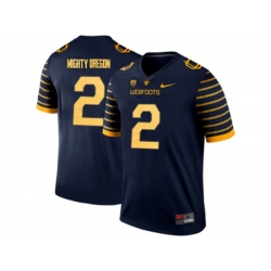 2016 Mens Oregon Ducks Spring Game Mighty Oregon #2 Webfoot 100th Rose Bowl Game Elite Jersey - Navy 2016 Mens Oregon Ducks Spring Game Mighty Oregon #2 Webfoot 100th Rose Bowl Game Elite Jersey - Navy