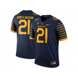 2016 Mens Oregon Ducks Spring Game Mighty Oregon #21 Webfoot 100th Rose Bowl Game Elite Jersey - Navy 2016 Mens Oregon Ducks Spring Game Mighty Oregon #21 Webfoot 100th Rose Bowl Game Elite Jersey - Navy