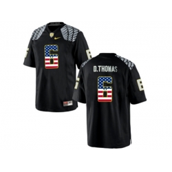 2016 US Flag Fashion Mens Oregon Duck DeAnthony Thomas #6 College Football Limited Jersey - Black 2016 US Flag Fashion Mens Oregon Duck DeAnthony Thomas #6 College Football Limited Jersey - Black