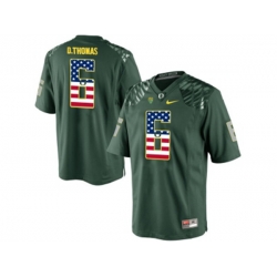 2016 US Flag Fashion Mens Oregon Duck DeAnthony Thomas #6 College Football Limited Jersey - Green 2016 US Flag Fashion Mens Oregon Duck DeAnthony Thomas #6 College Football Limited Jersey - Green