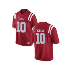 Mens Ole Miss Rebels Chad Kelly #10 College Football Limited Jersey - Red