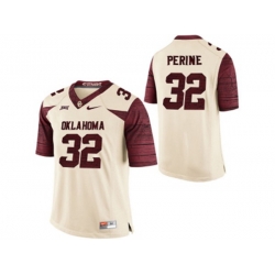 Mens Oklahoma Sooners Samaje Perine #32 College Limited Football Jersey - White Mens Oklahoma Sooners Samaje Perine #32 College Limited Football Jersey - White