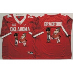 Oklahoma Sooners #14 Sam Bradford Red Player Fashion Stitched NCAA Jersey Oklahoma Sooners #14 Sam Bradford Red Player Fashion Stitched NCAA Jersey