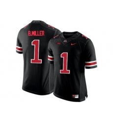 2016 Ohio State Buckeyes Braxton Miller #1 College Football Limited Jersey - Blackout