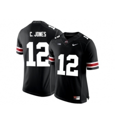 2016 Ohio State Buckeyes C.Jones #12 College Football Limited Jersey - Black