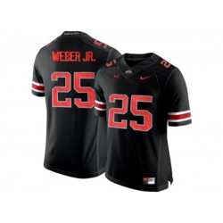 2016 Ohio State Buckeyes Mike Weber Jr. #25 College Football Limited Jersey - Blackout 2016 Ohio State Buckeyes Mike Weber Jr. #25 College Football Limited Jersey - Blackout