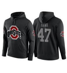 NCAA Ohio State Buckeyes #47 A.J. Hawk Black Playoff Bound Vital College Football Pullover Hoodie