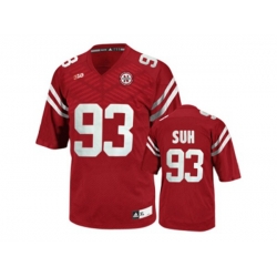Mens Nebraska Cornhuskers Ndamukong Suh #93 College Football Jersey - Red Mens Nebraska Cornhuskers Ndamukong Suh #93 College Football Jersey - Red