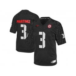 Mens Nebraska Cornhuskers Taylor Martinez #3 College Football Jersey - Black Mens Nebraska Cornhuskers Taylor Martinez #3 College Football Jersey - Black