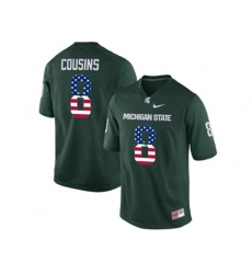 2016 US Flag Fashion Michigan State Spartans Keith Appling #11 College Basketball Authentic Jersey - Green