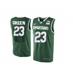 Michigan State Spartans Draymond Green #23 College Basketball Authentic Jersey - Green Michigan State Spartans Draymond Green #23 College Basketball Authentic Jersey - Green