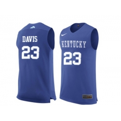 Mens Kentucky Wildcats Anthony Davis #23 College Basketball Jersey - Royal Blue Mens Kentucky Wildcats Anthony Davis #23 College Basketball Jersey - Royal Blue