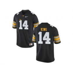 Mens Iowa Hawkeyes Desmond King #14 College Football Limited Jersey - Black
